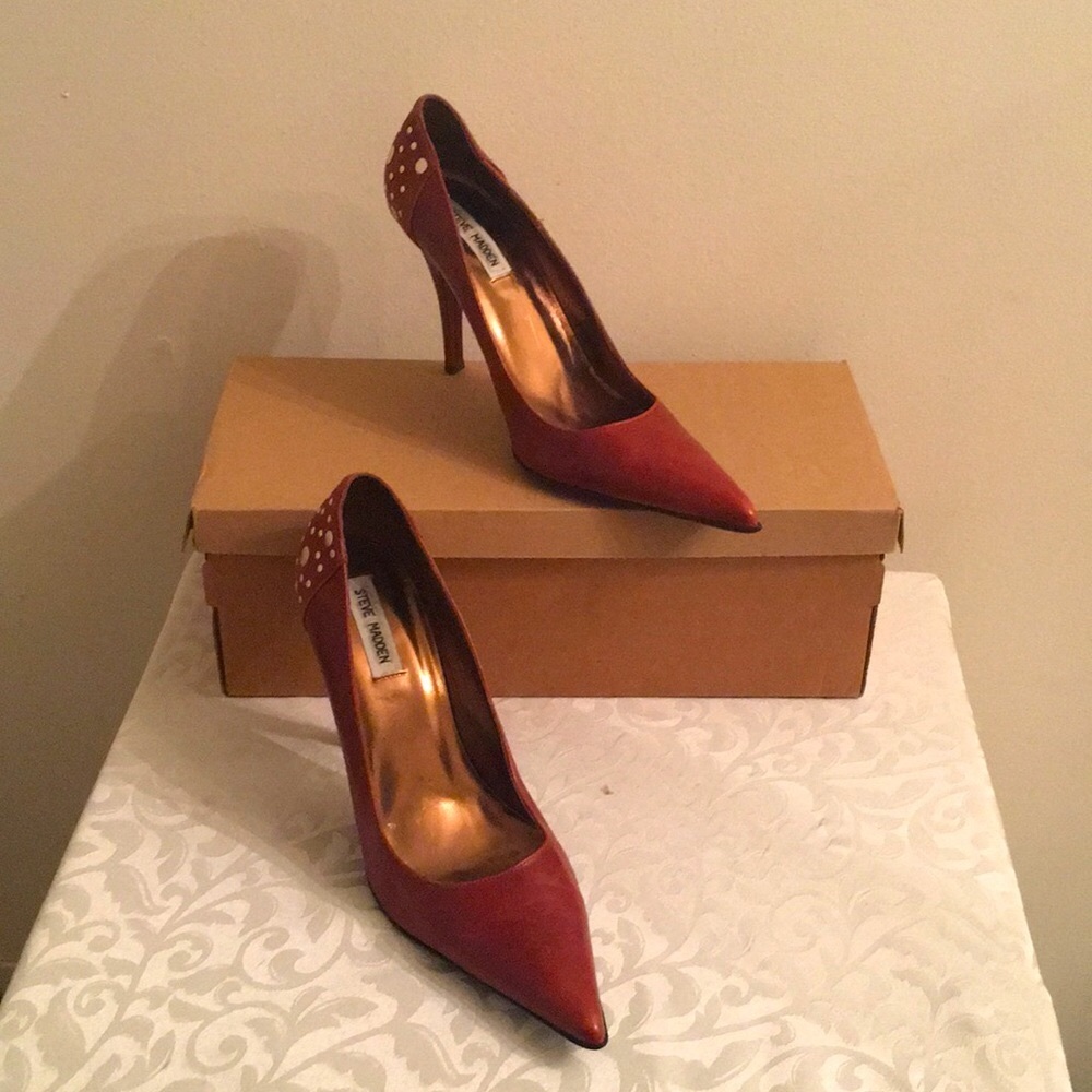 Steve Madden Dark Red High Heels 👠